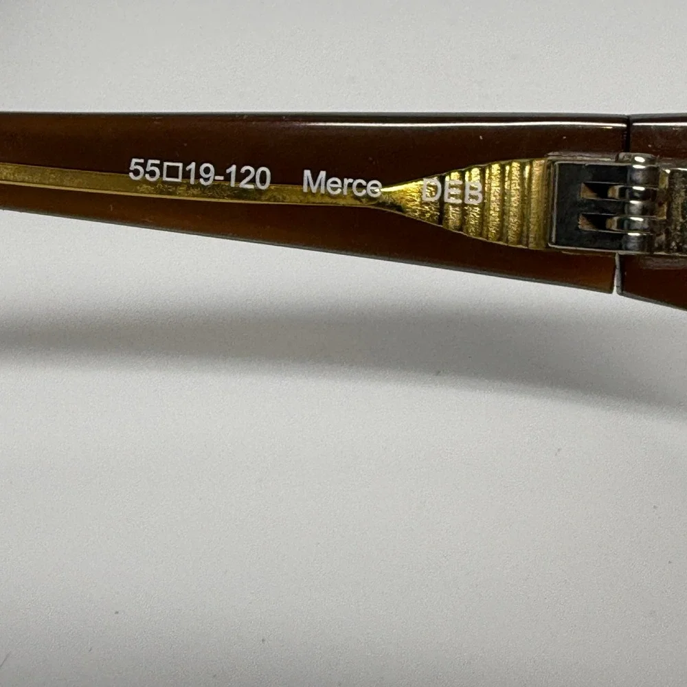 Oliver Peoples Twenty Years Merce‎ Sunglasses Brown Oval 55-19-120 DEB 22299